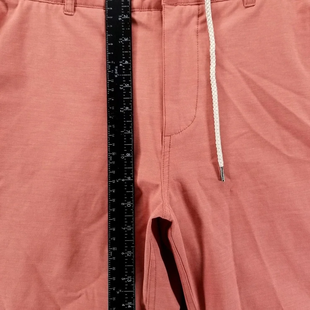 Faherty Shorts Mens 30 Pink All Day Chino Stretch 8